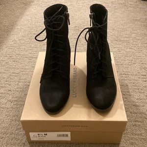 NEW Lucky Brand Persee Lace Boots